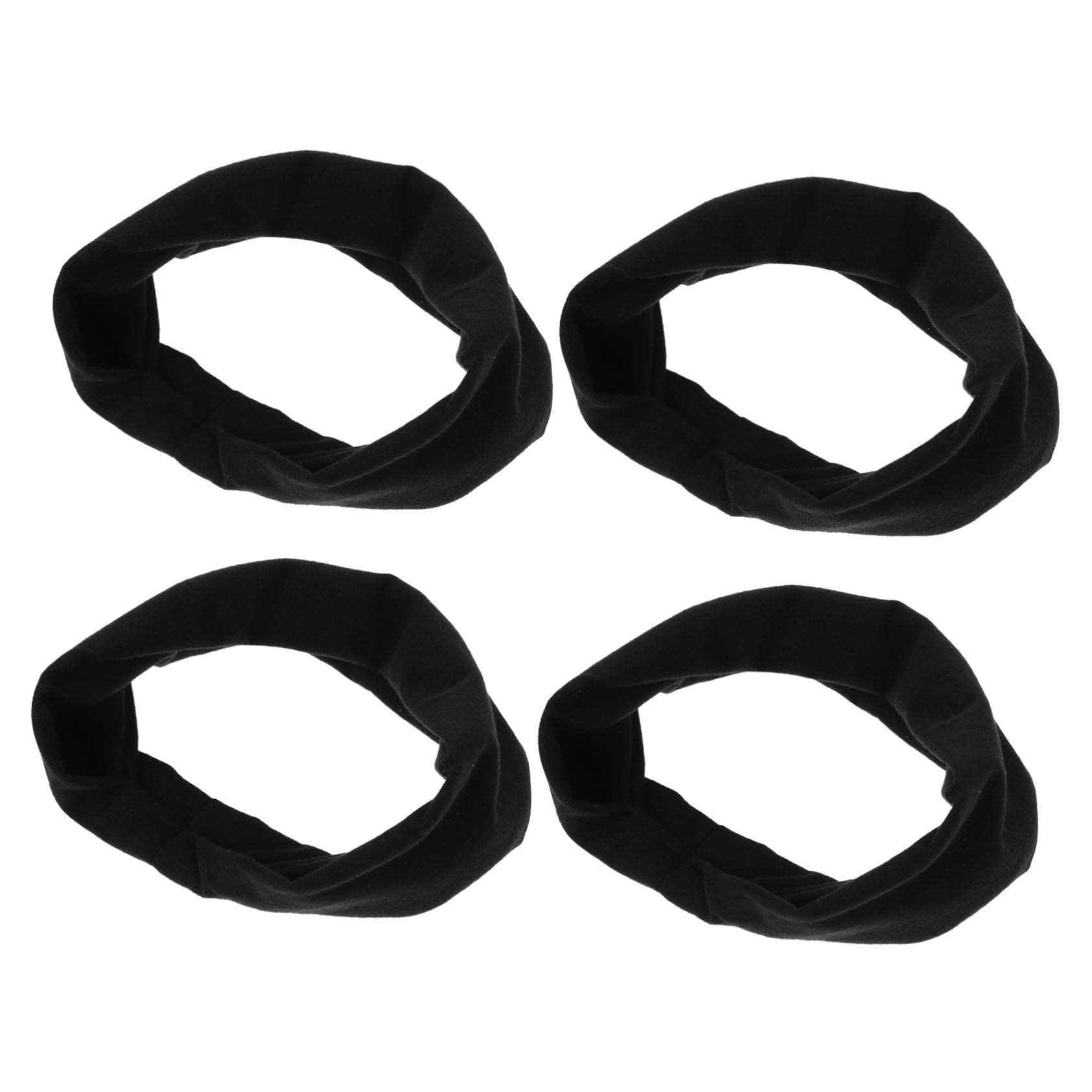 TENDYCOCO Headbands for Girls Boys 4 Pack Sports Headbands Antiperspirant Band Youth Football Soccer Accessories Comfortable Fit Kids Running Headbands