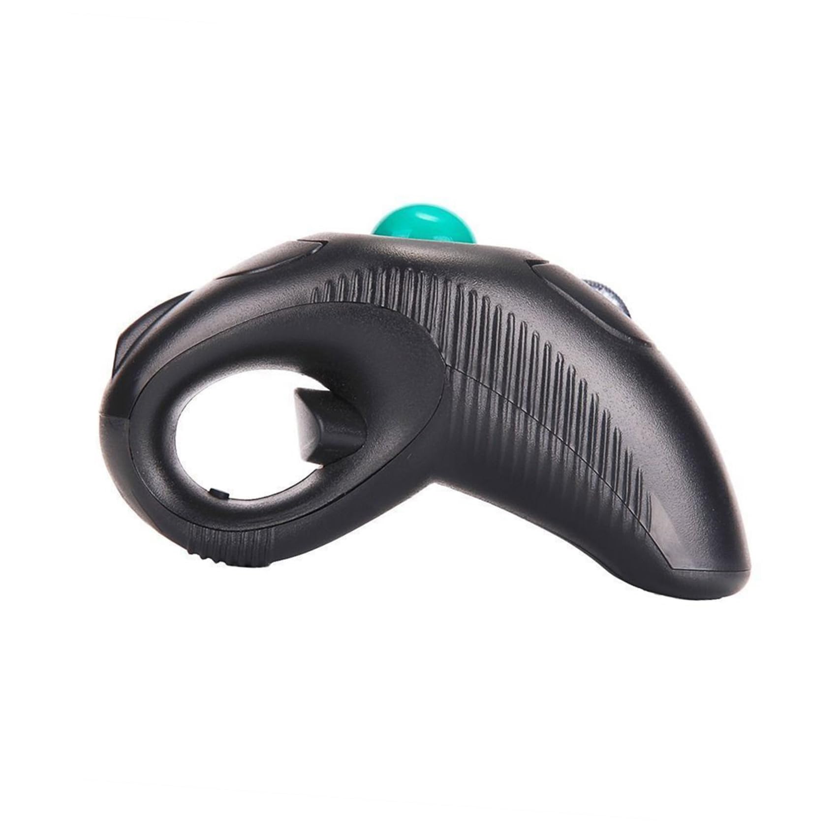 Souris à Boule de Commande sans Fil 1000 Dpi Plastique Noire | 2, 4 Ghz et Port Usb, 5 Touches, Forme Dauphin, Usage Portable pour Ordinateur Portable