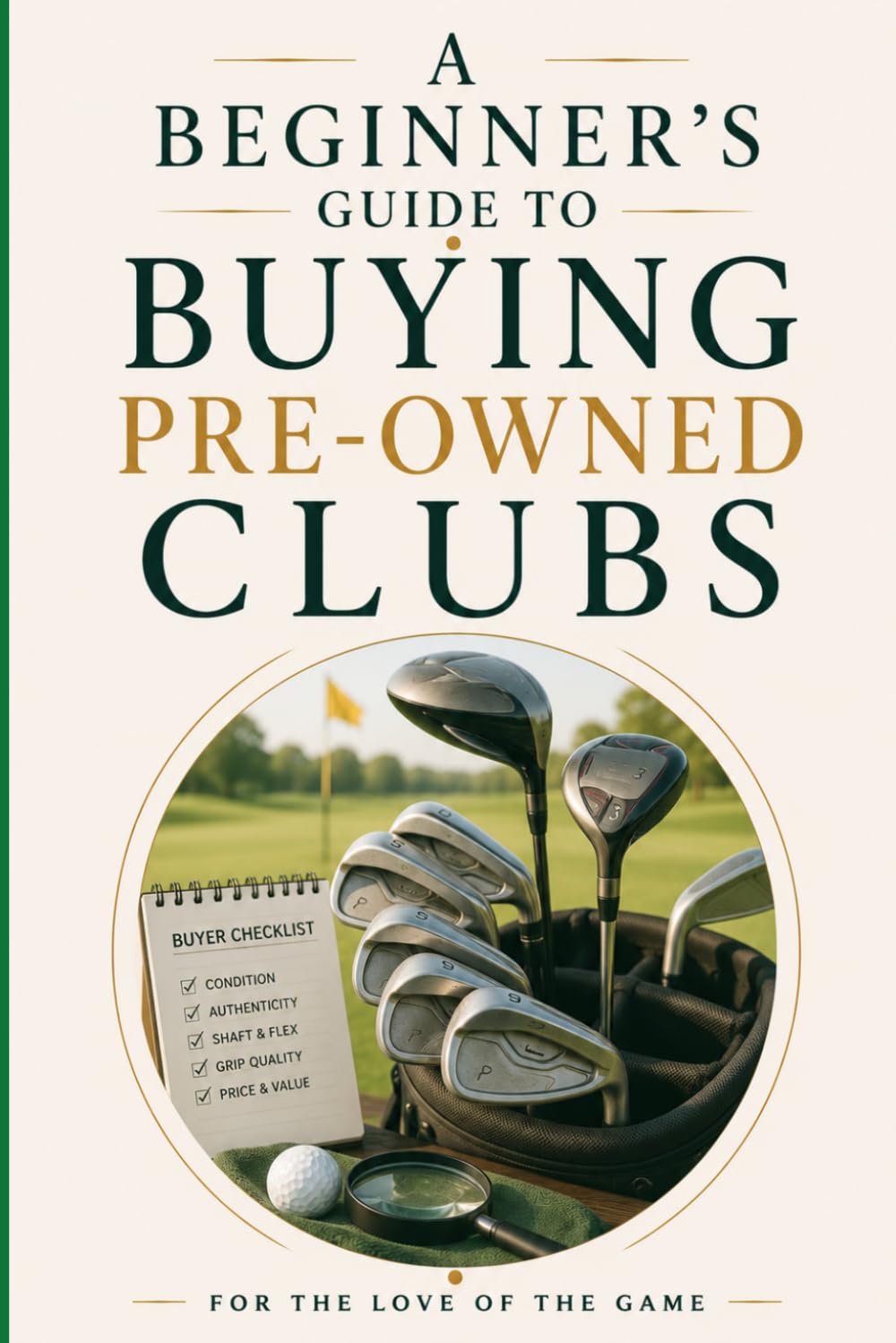 A Beginner's Guide to Buying Pre-Owned Golf Clubs: Budget-Friendly Tips for Choosing Quality Used Golf Equipment with Confidence: 34 (For The Love Of The Game)