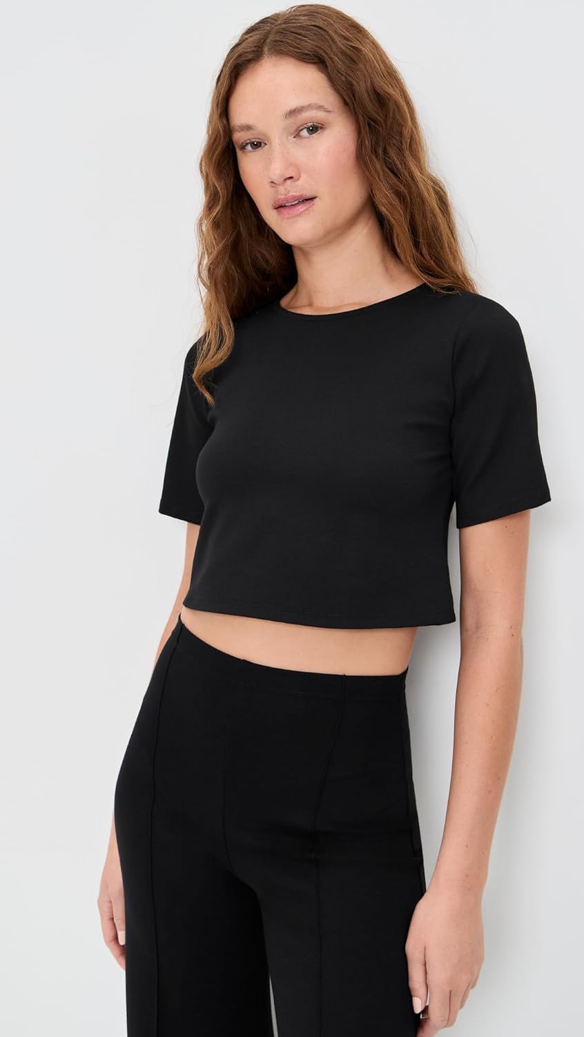 Ripley Rader Women's Ponte Knit Short Sleeve Top - Image 2