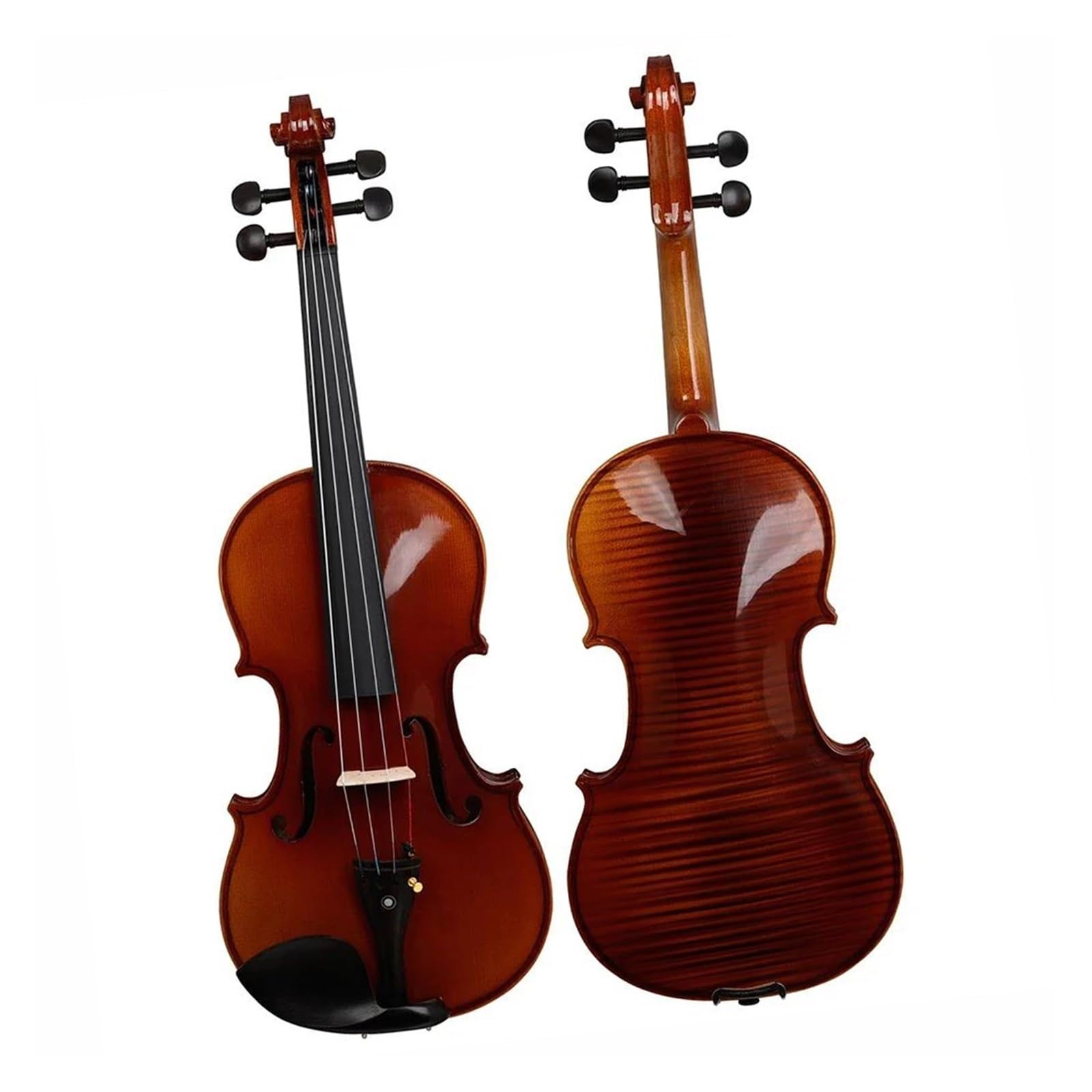 Violino Acustico 4/4 Fatto A Mano In Abete Rosso Con Custodia E Archetto Per Principianti Violino
