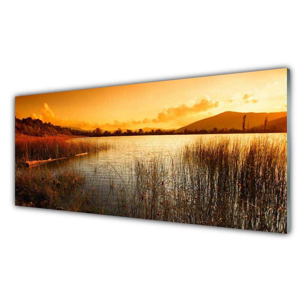 Tableau en verre acrylique de qualité supérieure Tulup paysage de mer 125x50
