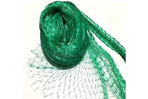 KINGLAKE 33 Ft x 13 Ft Green Garden Bird Netting