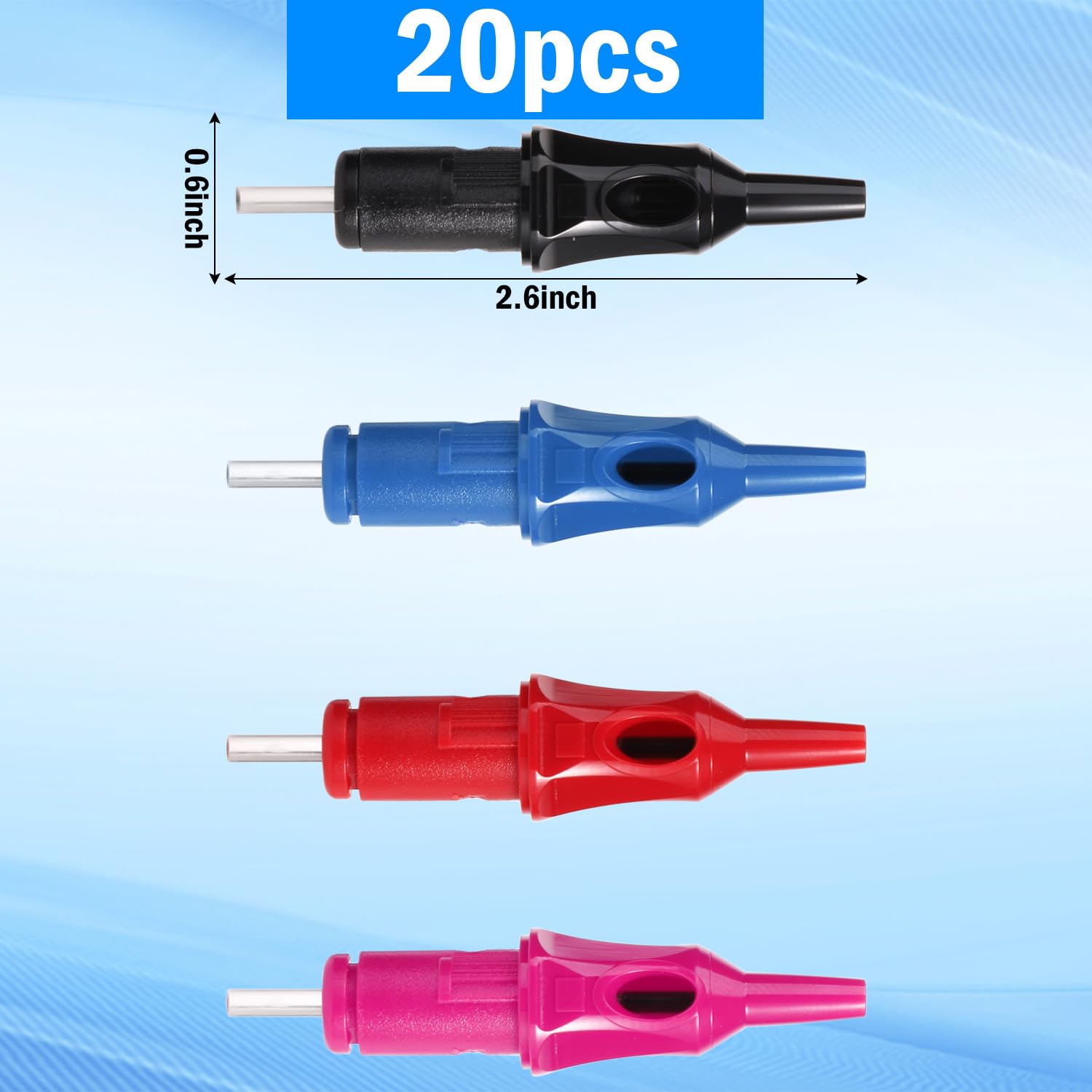 20pcs Ballpoint Pen Tattoo Cartridges - Image 2