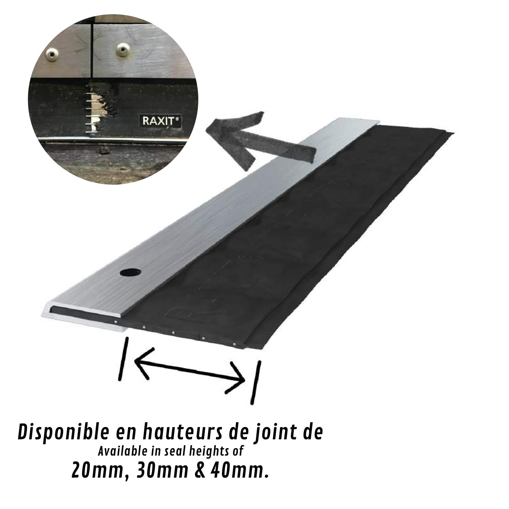 Ready-to-Use Bas de Porte Anti Rongeurs 1m – Aluminium + Joint Silicone 20mm – Protection Anti Souris et Rats – Plinthe Isolante Bas de Porte – Anti Froid, Vent et Insectes – Prêt à Poser