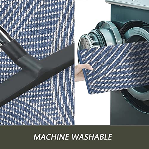 Indoor Doormat Non Slip Low-Profile Door Mat Front Door Mat For Outdoor Super Absorbent Entrance Rug Resist Dirt Rugs For Entryway,Machine Washable,24"X36" Brown #TOP4