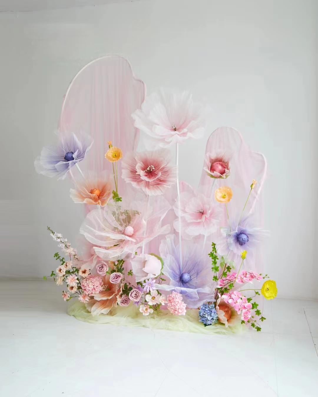 Giant Flower Decoration for Wedding Background, Party Decoration, Birthday Party, Photography Props, Shop Window Props, Banquet, Stage, Mall Display (Purple)