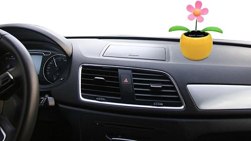 Miniatura 7 de Littryee Girasol bailarín solar, juguetes solares que bailan solares, juguetes de flores bailarinas que funcionan con energía solar, juguete de flor