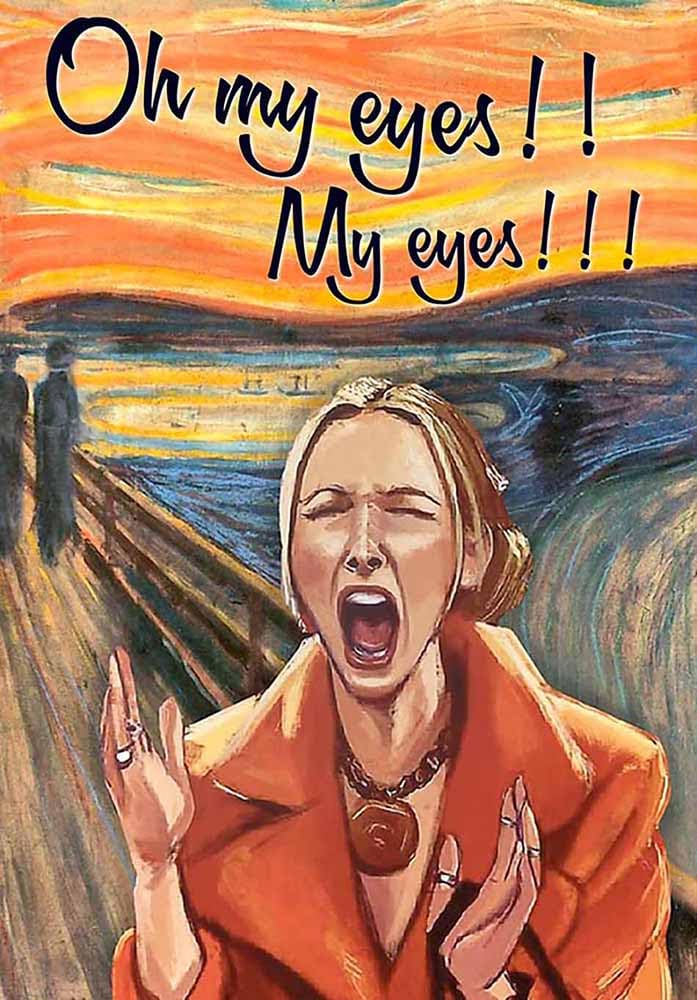 Yaasimoule Color Wall Decoration, Home Decor, Decoration Room Phoebe Buffay Oh My Eyes My Eyes No