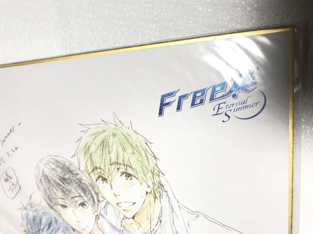 Amazon.co.jp: ◎原画西屋太志品複製原画色紙アニメFree!七瀬遙