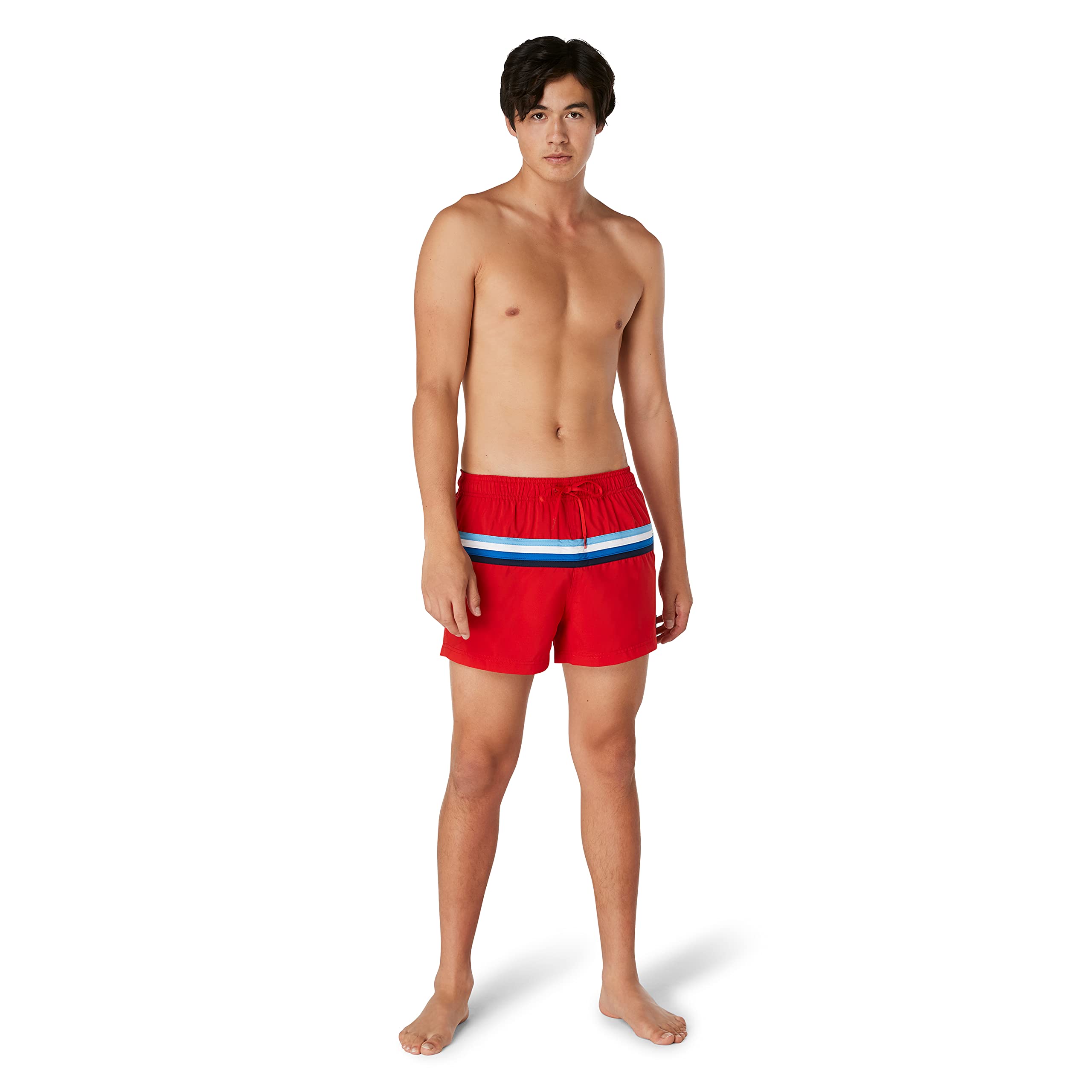 Speedo Swim Trunk Short Length Redondo Striped Costume a Pantaloncino Uomo