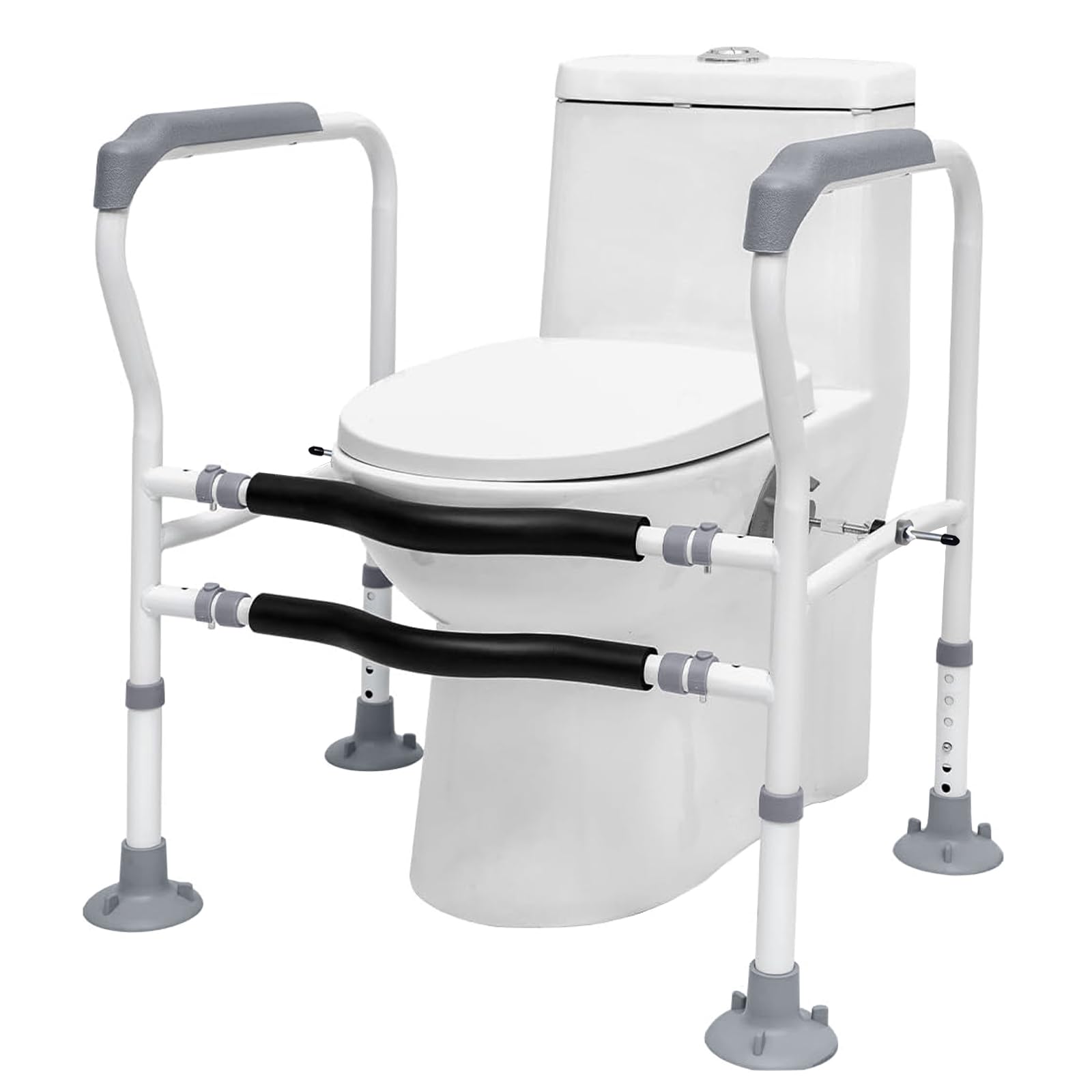 トイレ手すり 5段階調節 置くだけ 介護 手すり トイレ用 工事不要 介護用 Amazon.co.jp: トイレ手すり 5段階調節 置くだけ 介護 手すり