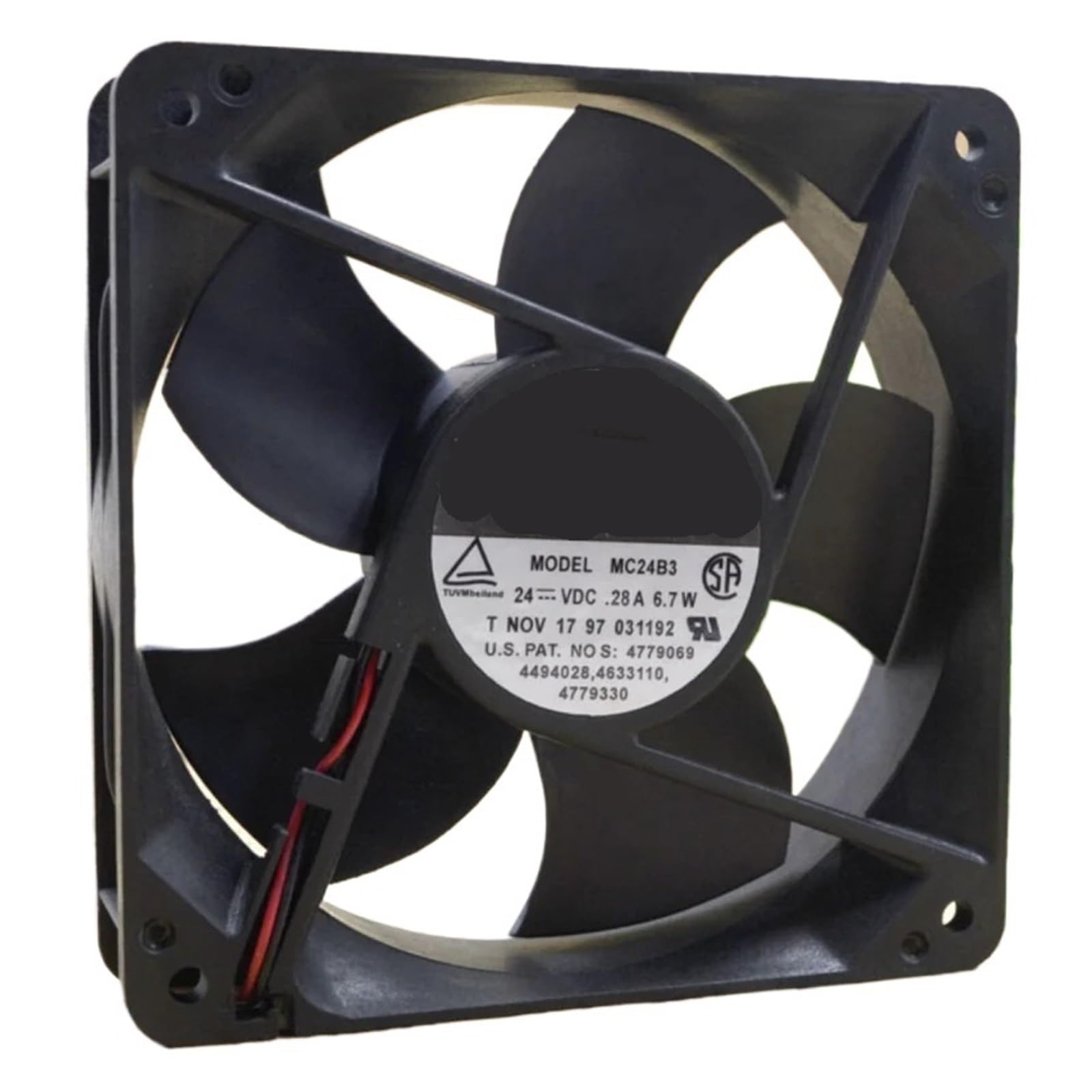BRODEFUP MC24B3 | 24V 0.28A | 12CM | Chassis Cooling Fan