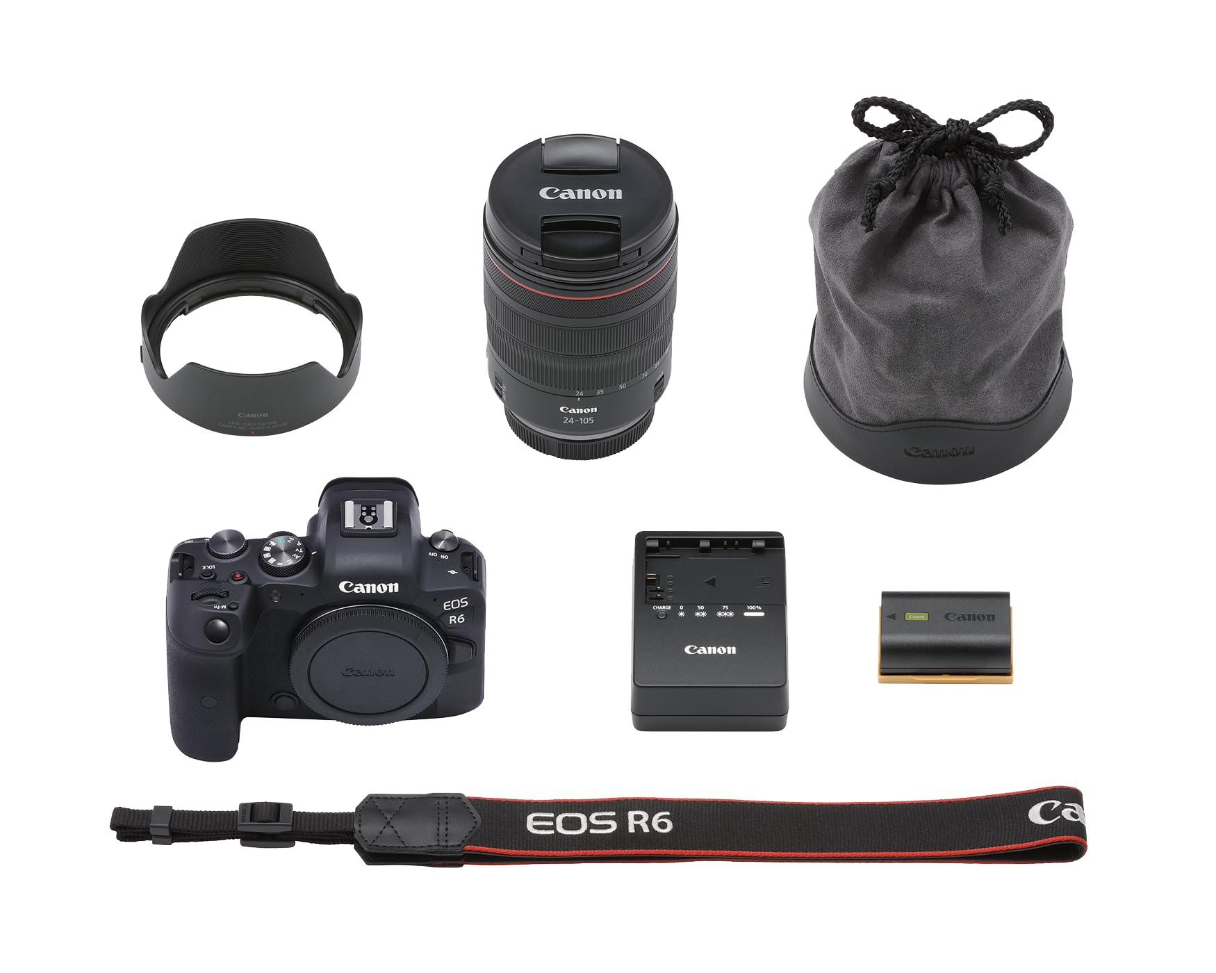 Amazon.com : Canon EOS R6 Full-Frame Mirrorless Camera + RF24 