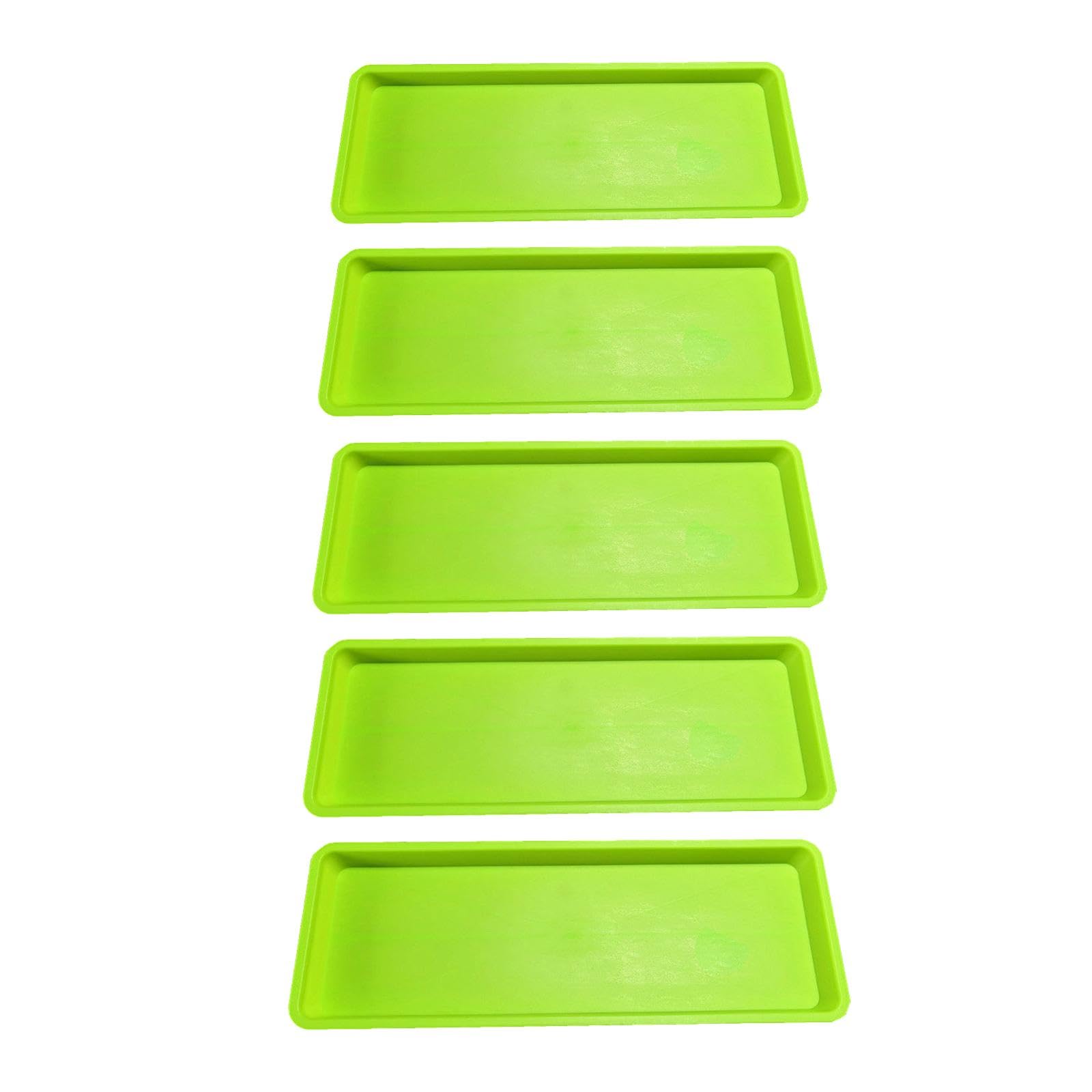 SECRET DESIRE 5 Pieces Plant Trays Rectangular Plant Saucers for Balcony Windowsill|Yard, Garden & Outdoor Living|Gardening Supplies|Plant Care, Soil & Accessories|Baskets, Pots & Window Boxes