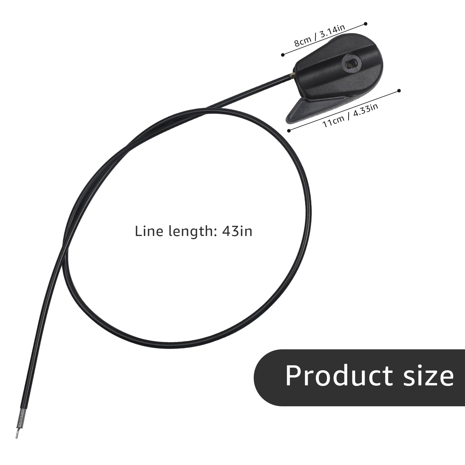 Honda Mower Throttle Cable - 17850-VG3-D01 -4