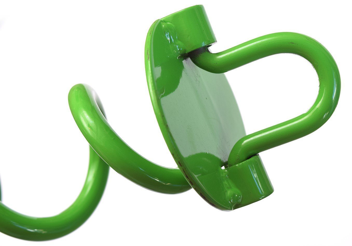 AshmanOnline 16 Pouces en Spirale ancrage au Sol Vert Couleur - idéal pour Animaux, tentes sécurisation, marquises, cabanons, Ports, Voitures balançoires