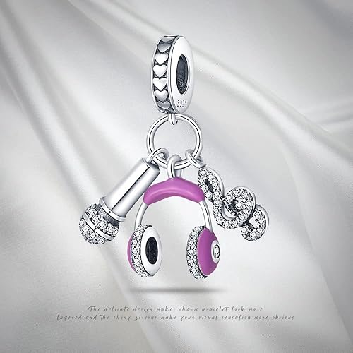 Miniatura 6 de Pandach 925 Sterling Silver Charms for Bracelets Necklace with 5A CZ Stones Dangle Pendant Bead Jewelry Beads Gifts for Women