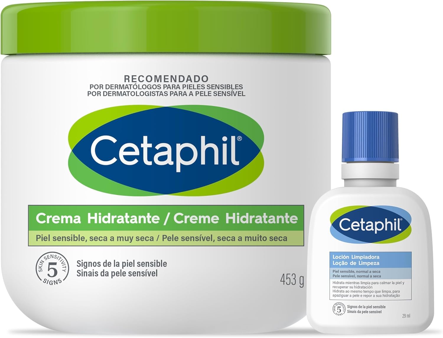 Cetaphil Set Rutina Crema Hidratante y Locion Limpiadora