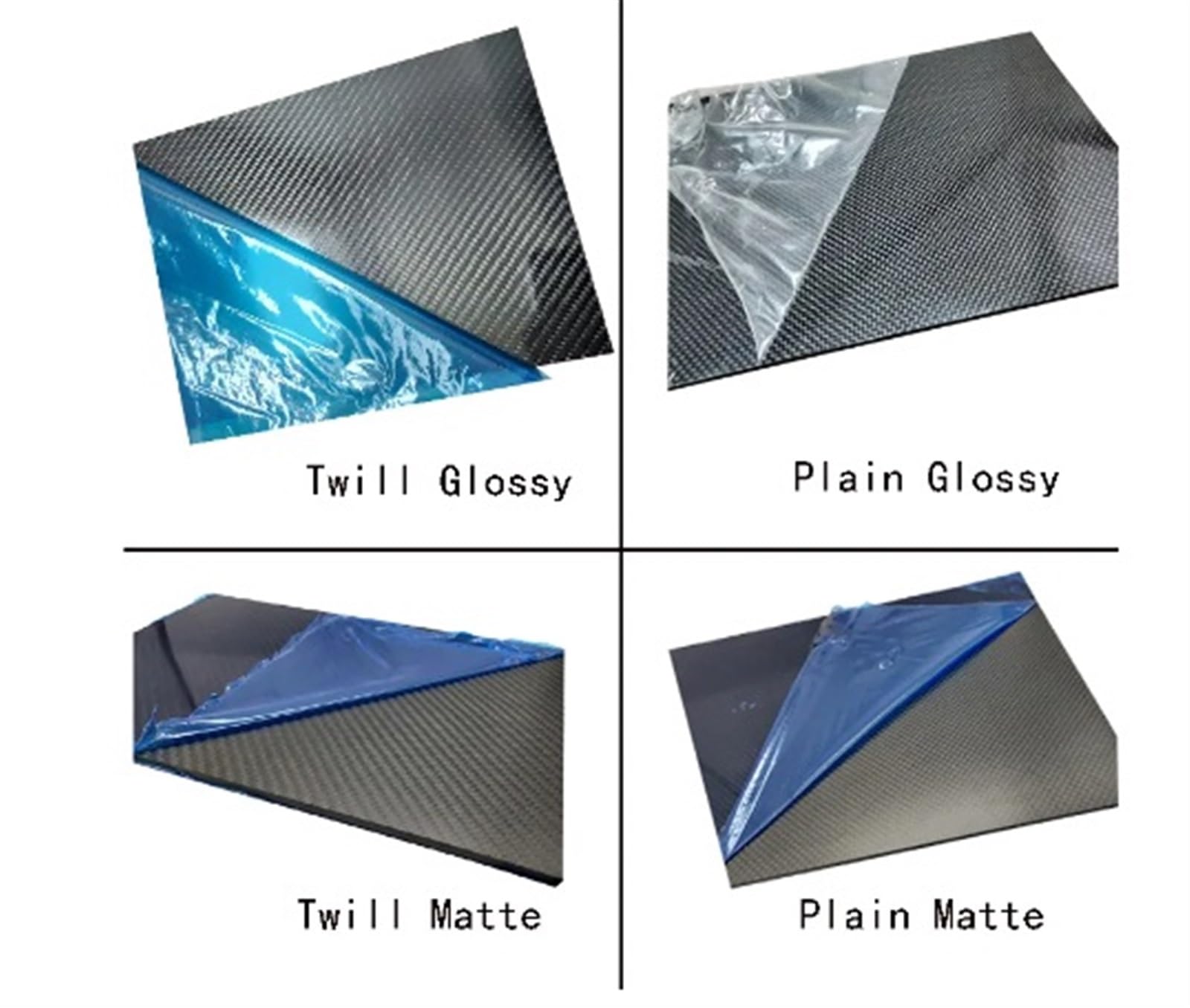 1pcs 200x400mm 3K Pure Carbon Fiber Board Plain Weave Twill Weave Glossy Carbon Board Panel 0.5mm 1mm 1.5mm 2mm 2.5mm 3mm 4mm 5mm 6mm 3k Carbon Fiber(2.0MM Plain Glossy)