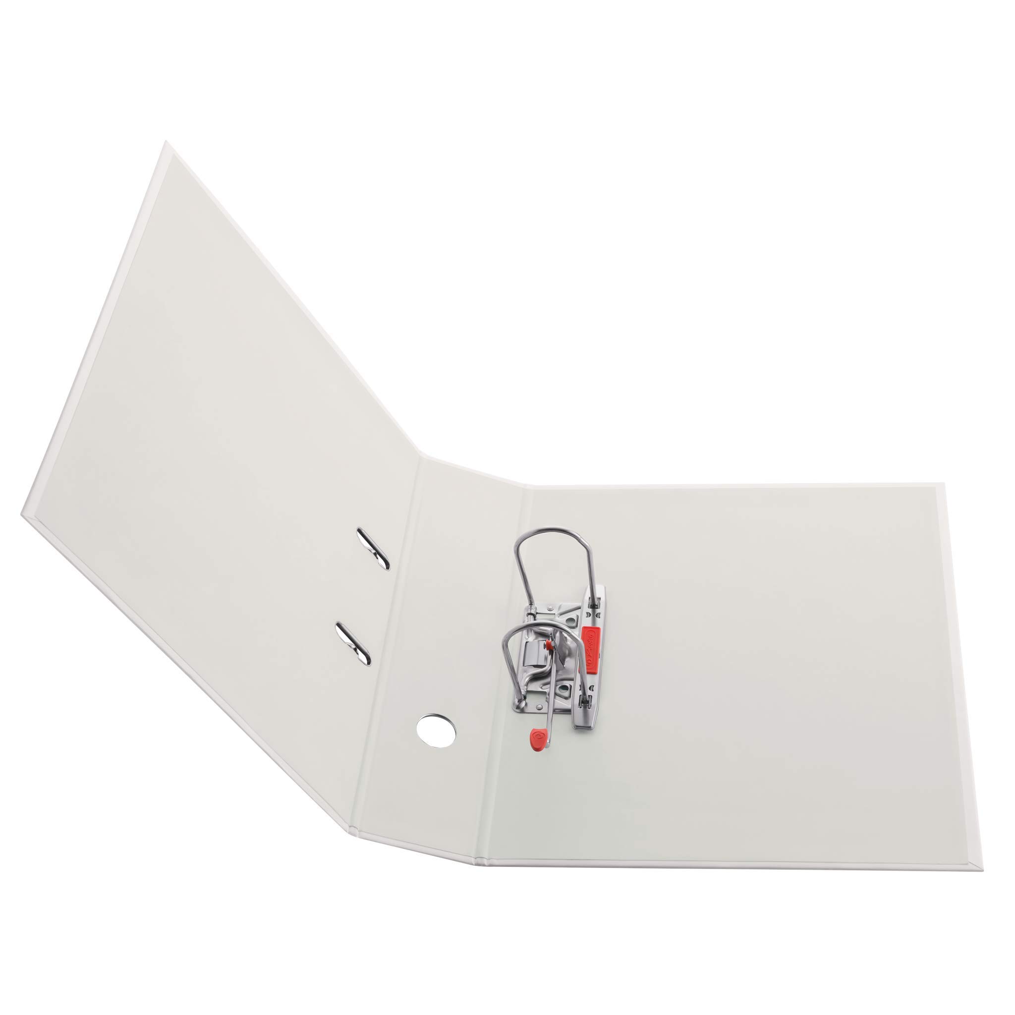 Herlitz Segregator A4 maX.file Greenline, Mechanizm Dzwigniowy, Folder na Dokumenty, Segregacja Notatek i Akt, Szeroka Okładka, Solidny Wytrzymały Grzbiet 8cm, Pojemność 600 Kartek, Fale