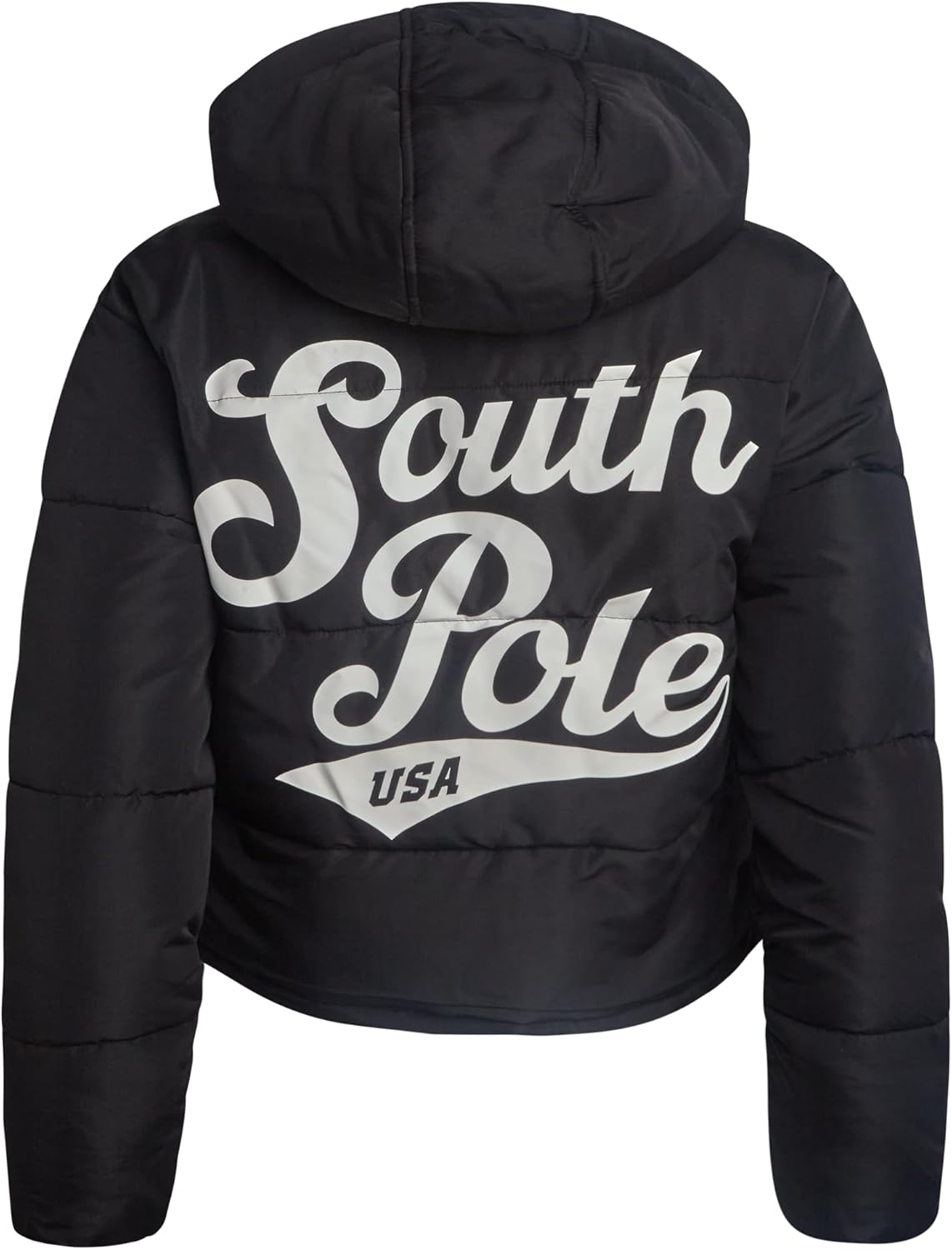 Southpole Womens Puffer Jacket - Insulated Quilted Warm Winter Coat - Lightweight Cropped Winter Jackets for Women (S-XL) - Image 3