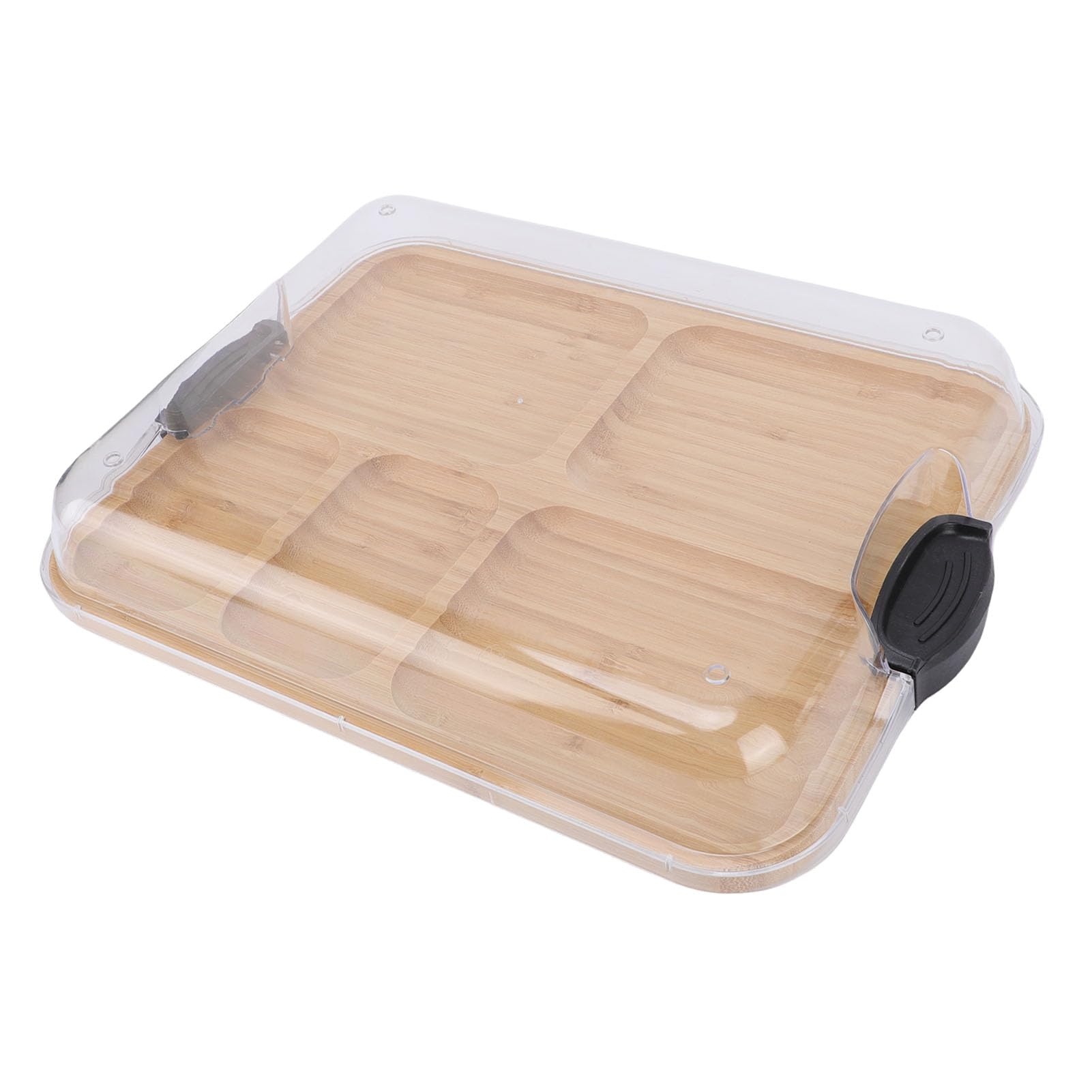 Tabla de Embutidos de Queso de Madera con Tapa, Elegante Set de Regalo para Picnics Amantes del Queso