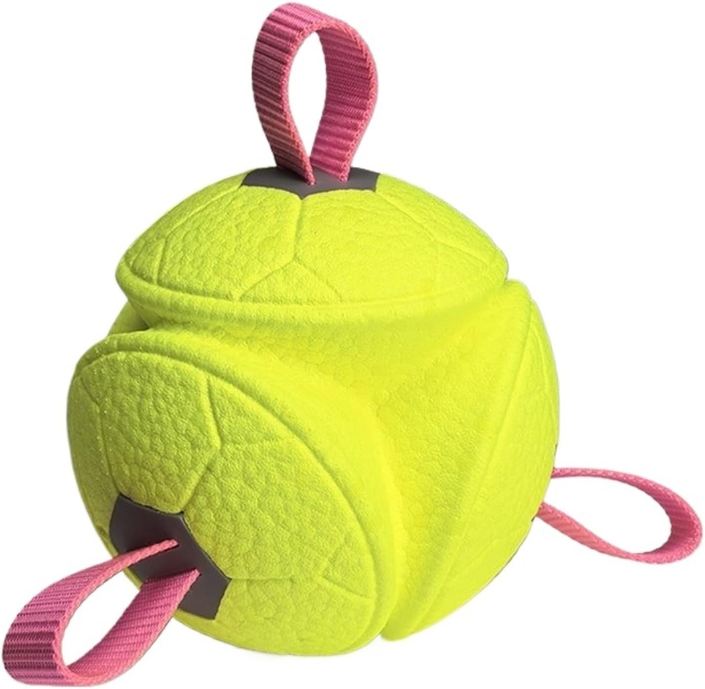 Compatible for Dog Soccer Chew with Rope Interactive Fetch Ball Puppy Pet Tug-of-War Training