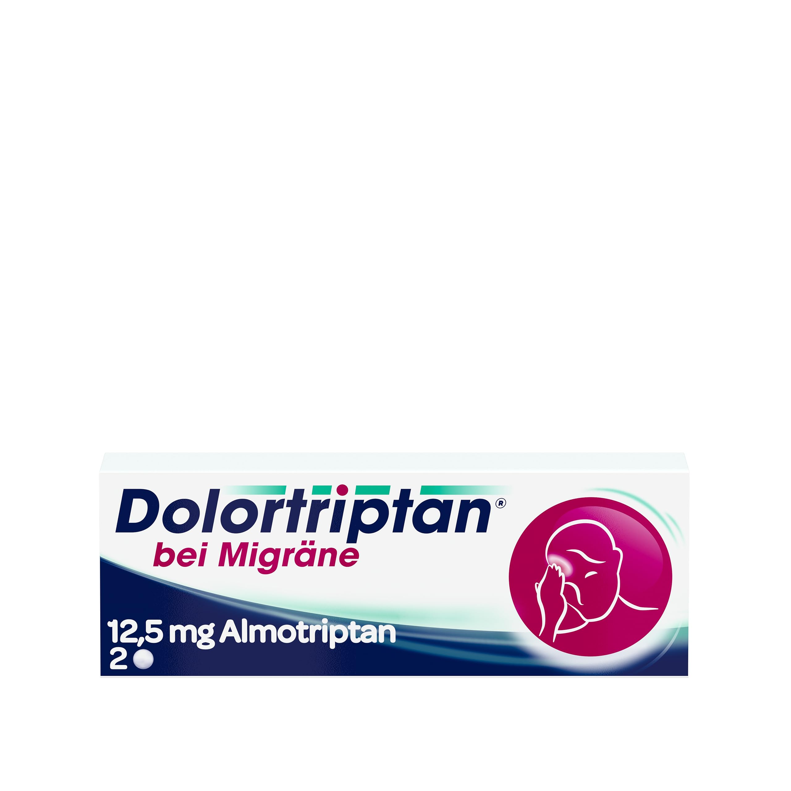 Dolortriptan® – Migraine-Behandlung mit Almotriptan, 2 Tabletten