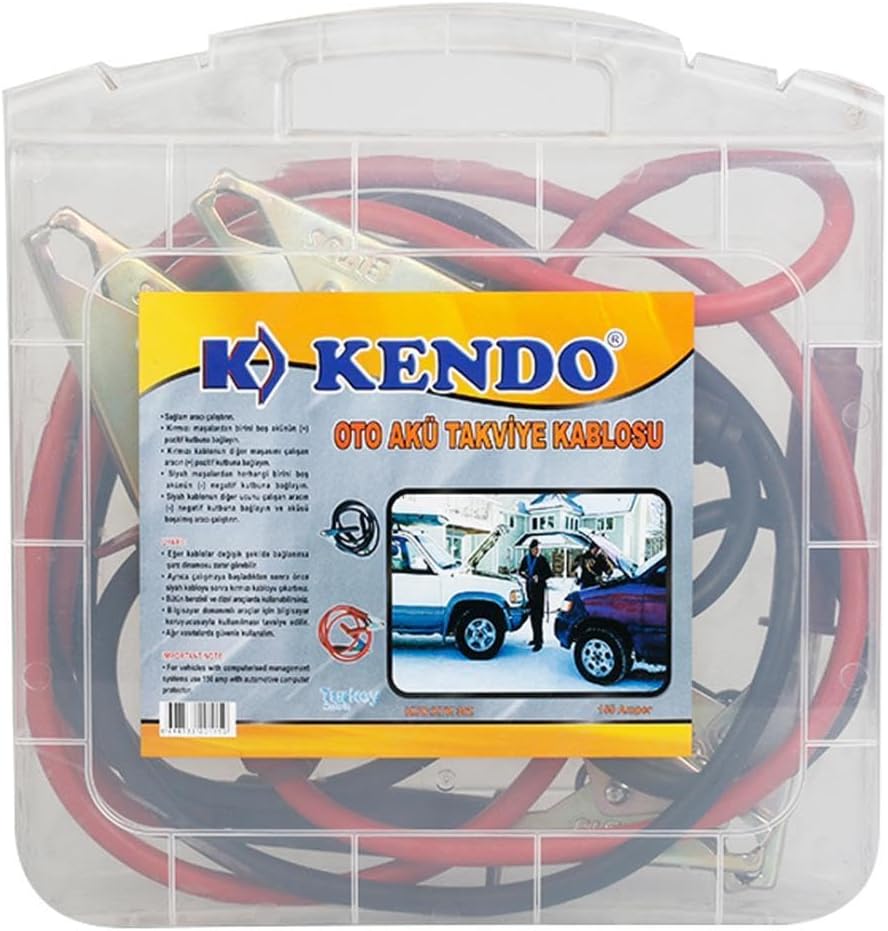 Eltos Kendo KTK302 Çantalı Oto Akü Takviye Kablosu 150 Amper 2 metre
