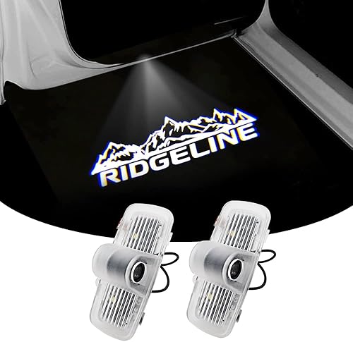 uunonaha 2 piezas de proyector LED para puerta de automóvil, luz de bienvenida, kit de luces de charco Ridgeline compatible con accesorios Ridgeline