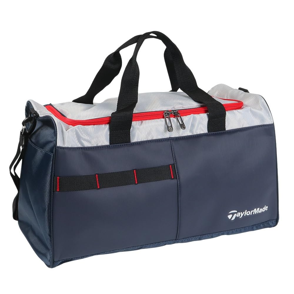 TAYLOR MADE TJ106 23SS True Light Boston Bag, White/Navy/Red, Men's Boston Bag
