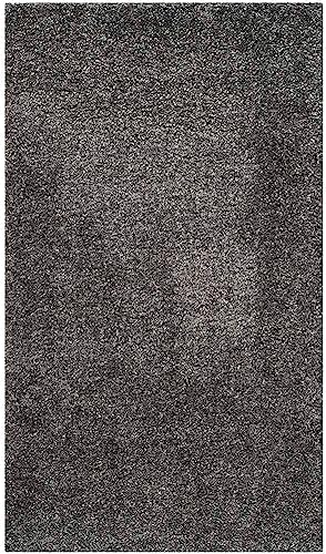 Image of Shaggy Floor Carpets for Living Room, Elegant Bed Side Runner, Bedroom Carpet, Sofa Area Wedding Carpet,(5x8 Feet, Grey)