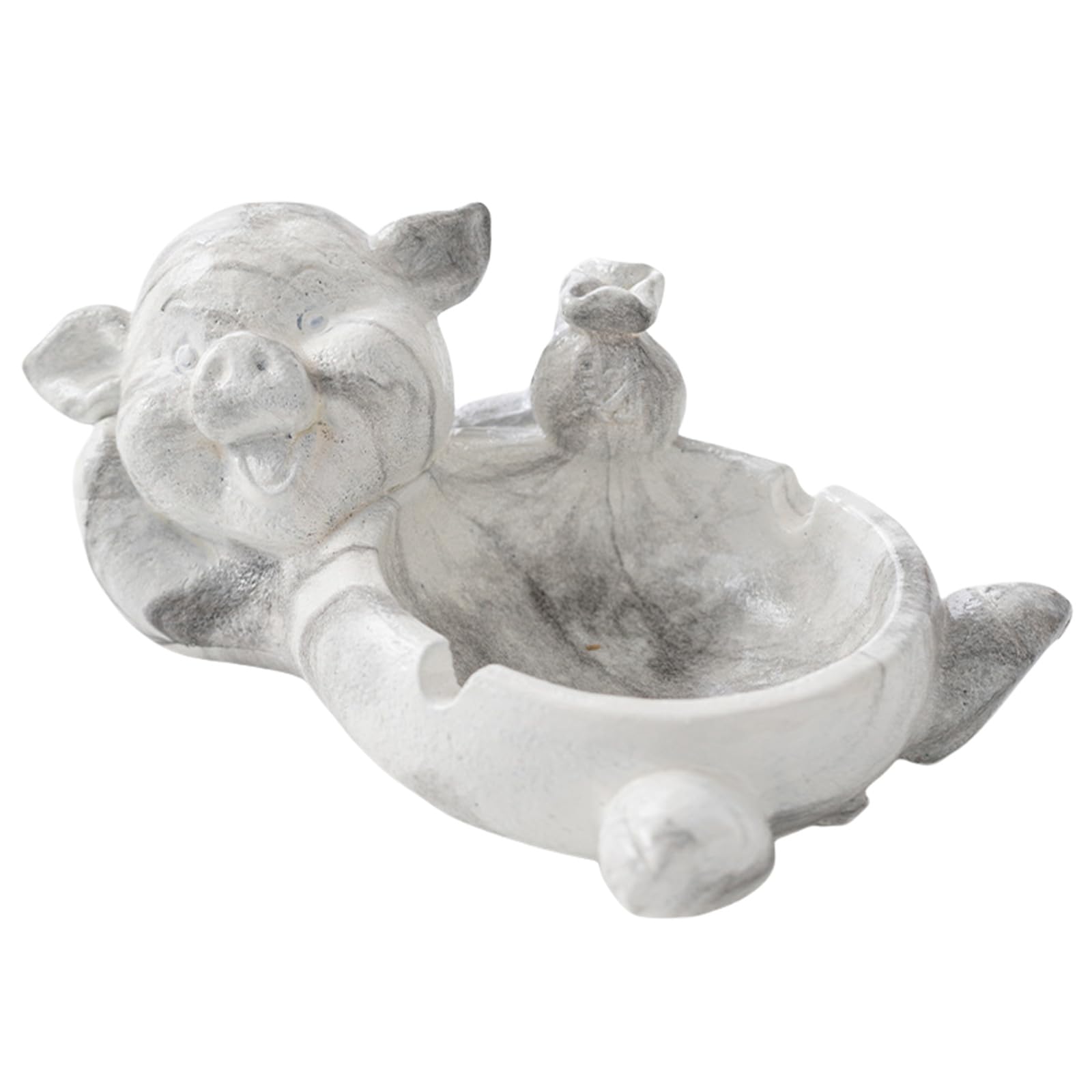 Buxuaaaa Lovely Ashtray Desk Ornament and Gift Cartoon Animal Figurine for Collectors and Smokers Ashes Holder Lovely Ashtray