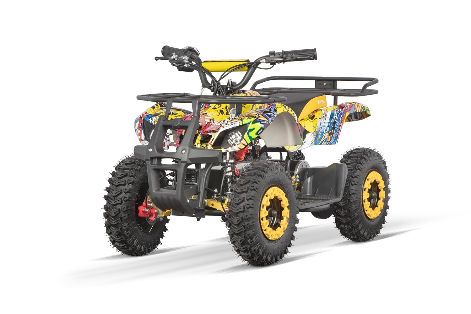 Torino Sport 1000W 36V 6 Zoll Eco Mini Kinderquad Snowy Profile Graffiti (Graffiti - Gelb)