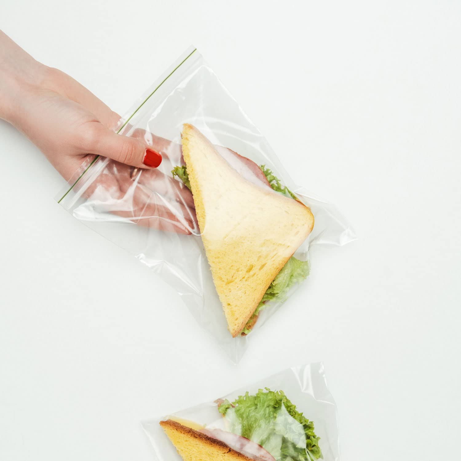 Bolsas con Cierre Hermético, Bolsas Zip de Plástico Transparentes Ideales para Congelar Alimentos, Guarda Documentos, Bolsas Reutilizables y de Conservación · m-office (160x220mm, 2000unds)