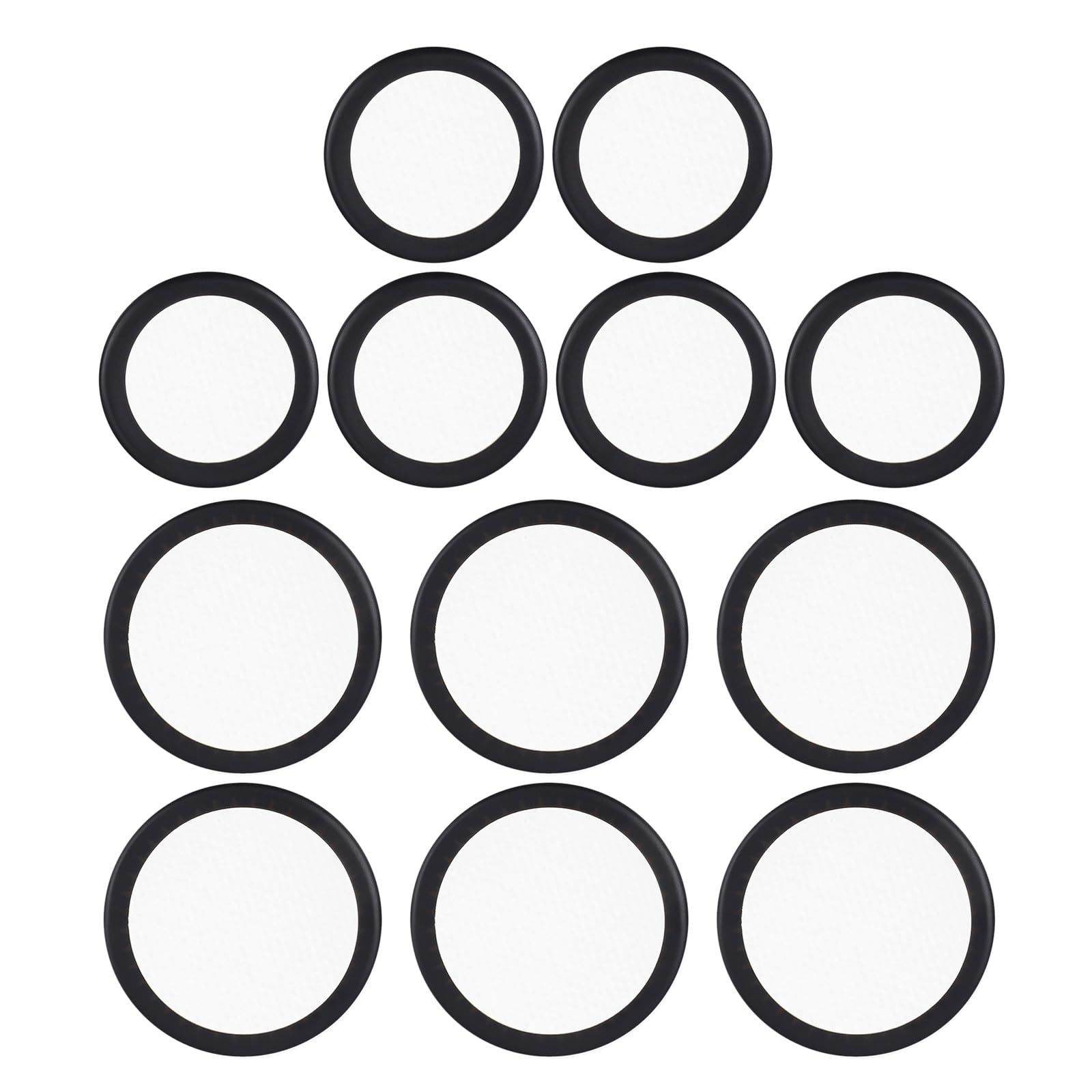 NUOBESTY 12 Piezas Seguro Estetoscopio Pvc para de Estetoscopios Compatible y Ajuste Fácil Reemplazo Pediátricos Adultos para Hospital y Clínica