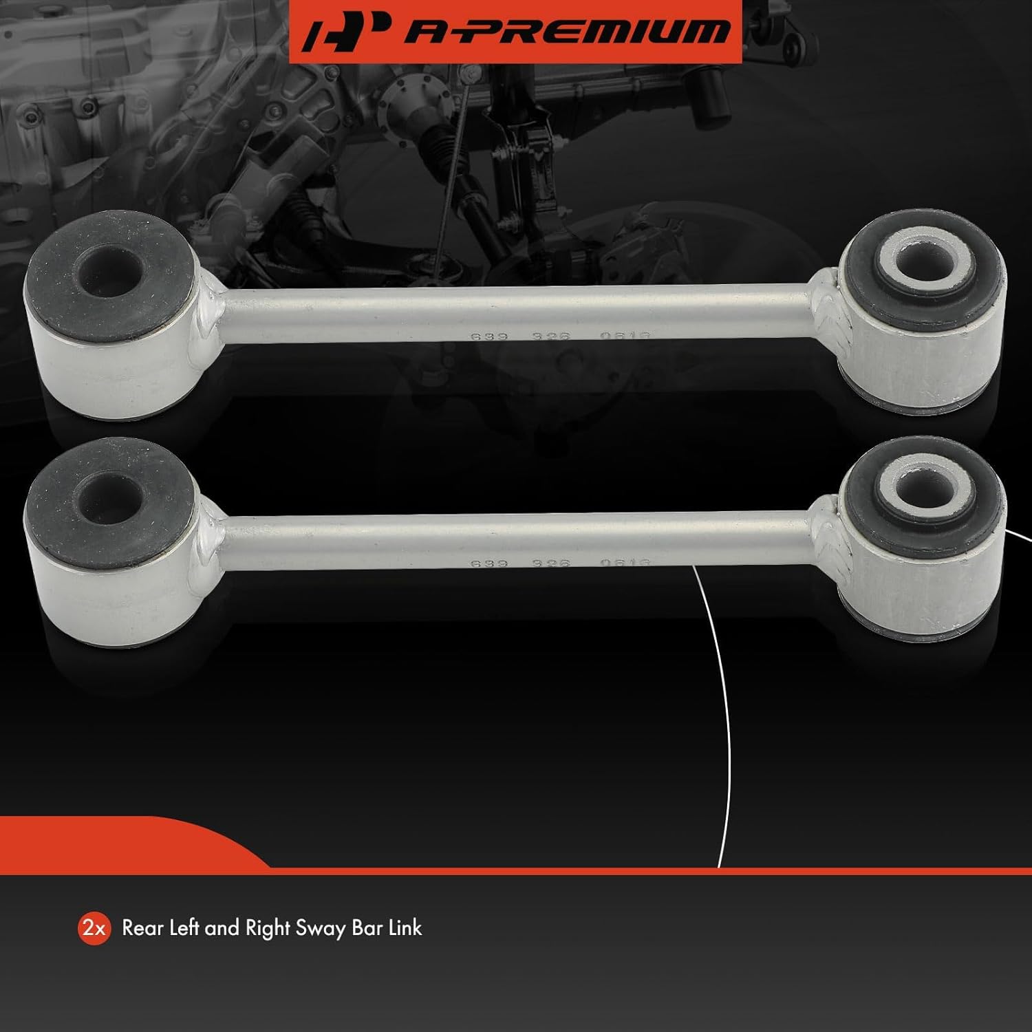 A-Premium 2 x Rear Sway Bar Links Stabilizer Bar Links, Compatible with Mercedes-Benz Metris 2016-2023