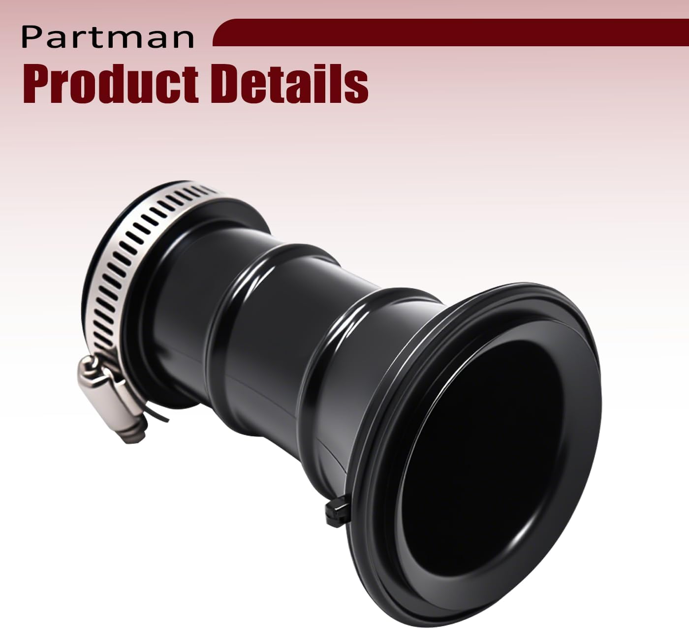Partman Air Box Intake Boot Fit for Honda Sportrax 90 TRX90X TRX 90 TRX90EX 17253-HF7-000 17253HF7000 Air Intake to Carburetor