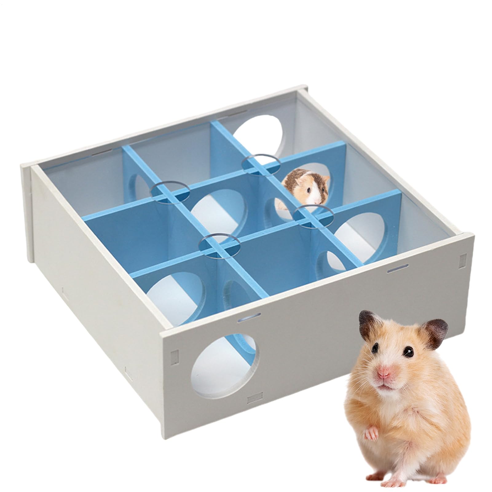 Multi Chamber Hamster Retreat Spacious Multi-Room Hideouts Tunnel Exploring