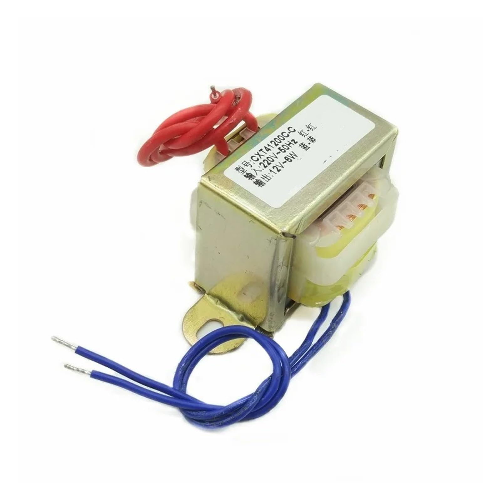 Transformateur EI4120 6W résout les pannes d'alimentation 12V AC 500mA