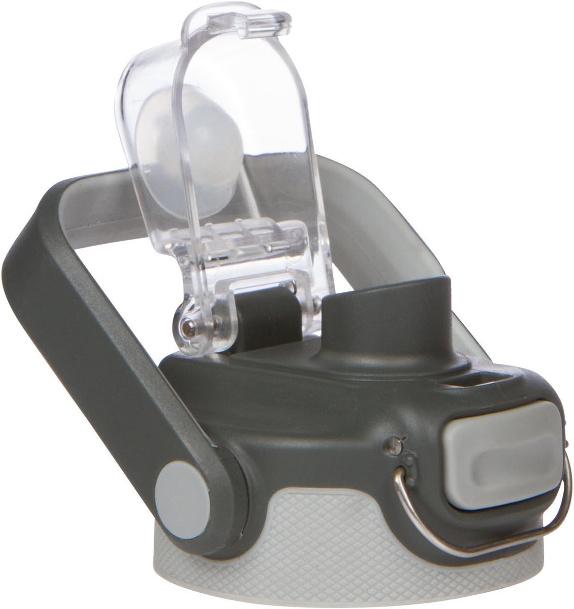 Healthy Human FLIP N SIP Lid | Leak-Proof Water Bottles Lid | Dishwasher Safe & Durable Bottle Caps with Snap Metal Clip & Wide Mouth for All Healthy Human Bottles - Image 3