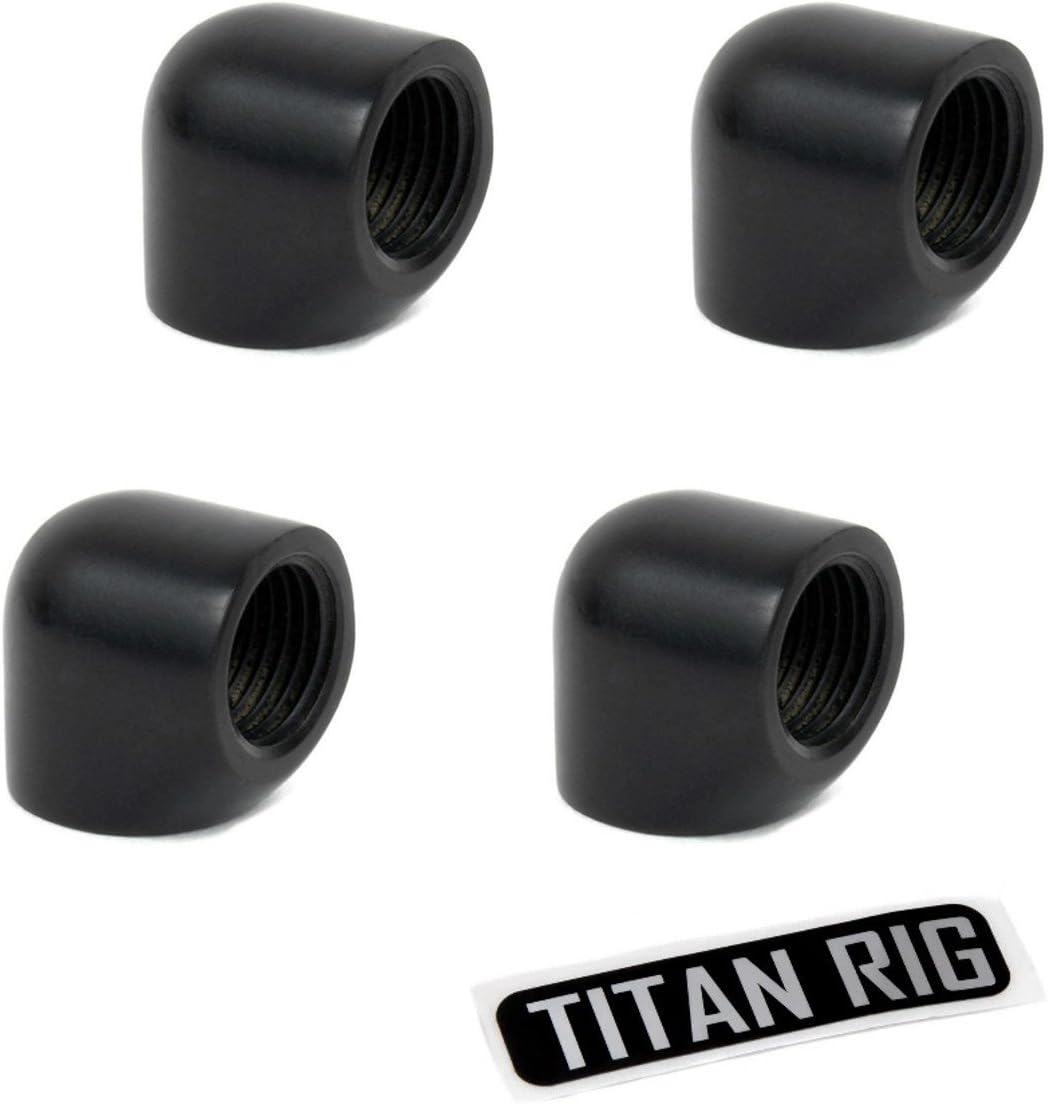 Up To 40% OFF EKWB EK-AF G1/4 Female to Female 90 Degree Angled Fitting, Black, 4-Pack Exclusive Discount 90% Price EKWB EK-AF G1/4 Female to Female 90 Degree Angled Fitting, Black, 4-Pack