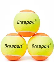 Bola Beach Tennis Profissional Bolinha Treino Praia 3 Unidades