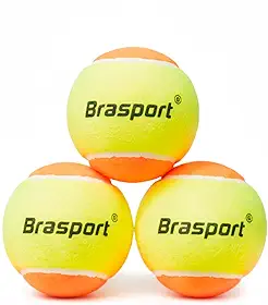 Bola Beach Tennis Profissional Bolinha Treino Praia 3 Unidades
