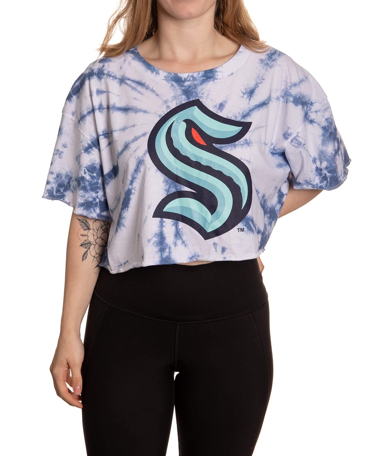 Calhoun NHL Surf & Skate Womens Oversize Drop Shoulder Crop T-Shirt – The Sunset Collection