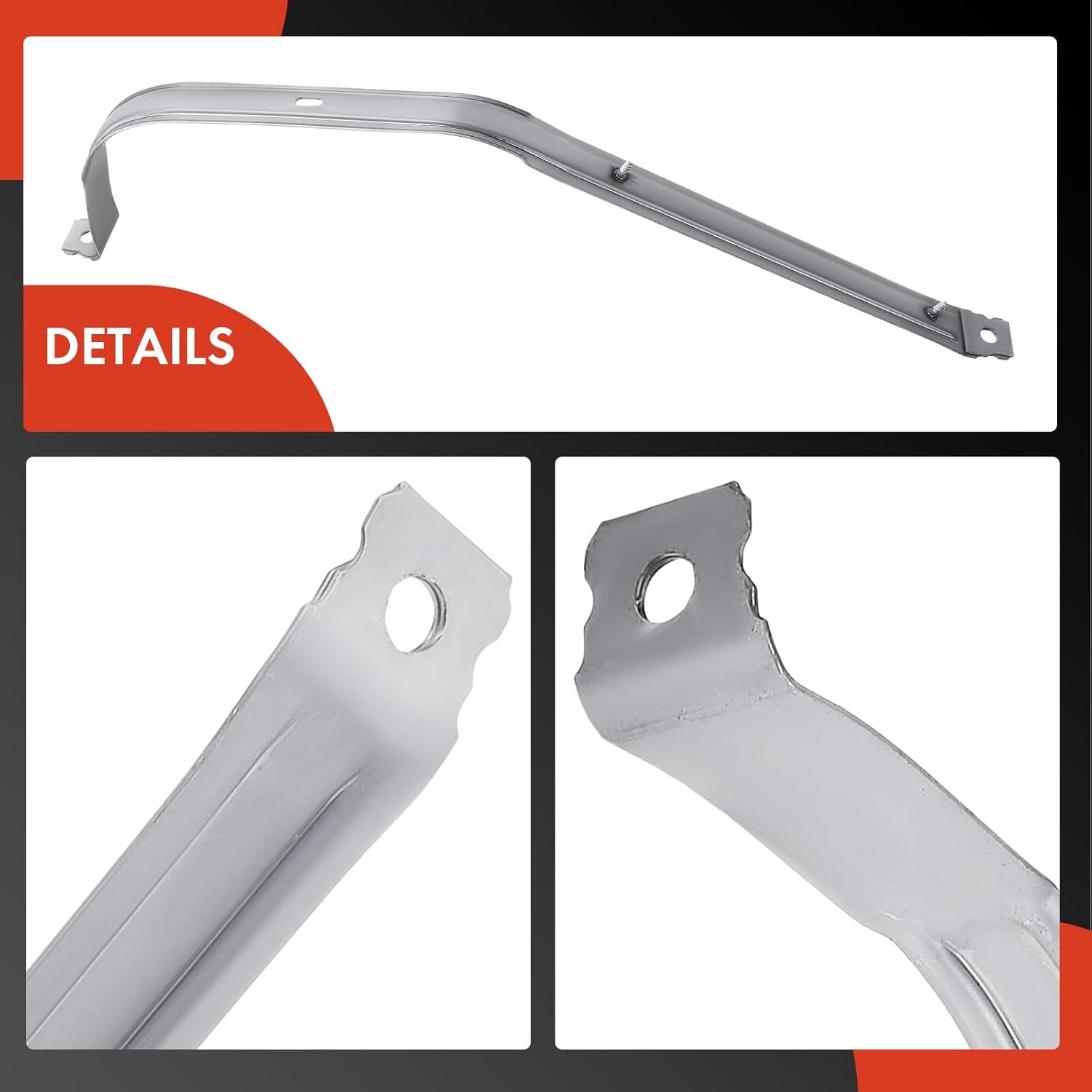 A-Premium Fuel Tank Straps Compatible with Volkswagen Beetle 1998-2011 Beetle Cabrio 2010-2011 Bora 2006-2010 Clasico 2011-2015 Golf Jetta 2-PC Set