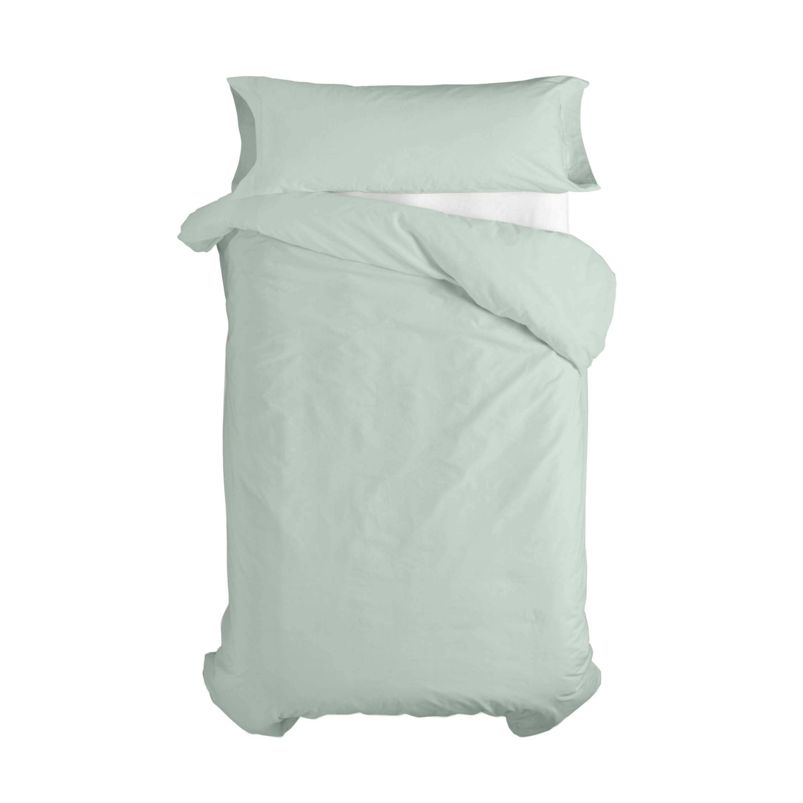 Parure de lit 180x220 cm menthe housse de couette lit 105 avec taie