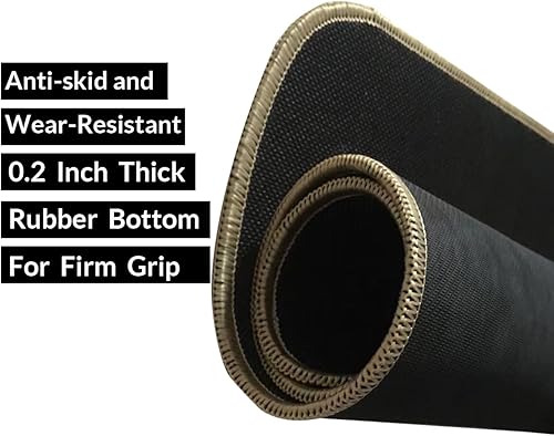 Miniatura 3 de Accssoey Felpudo divertido para decoración del hogar, tapete con monograma para interiores y exteriores, tapete de goma de bienvenida antideslizante