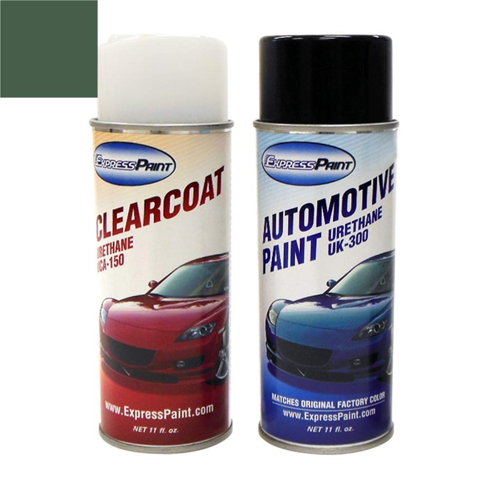ColorRite Aerosol for Mazda Miata Automotive Touch-up Paint - Marina Green Pearl Clearcoat 13C - Value Package